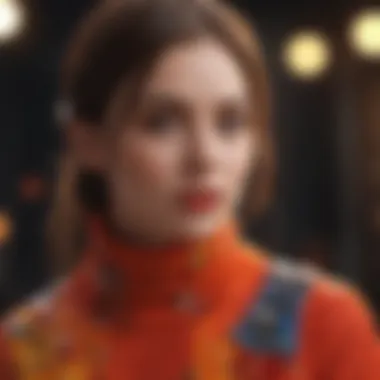 Seasonal outfit showcasing vibrant color palettes