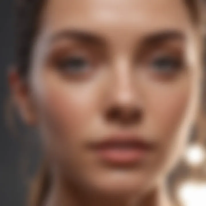 Sunscreen application for different skin types