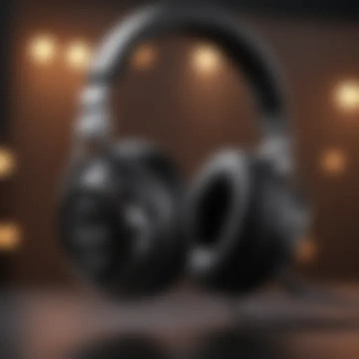 High-quality noise-cancelling headphones for focus