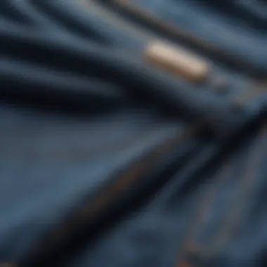 Exploring Fabric Choices for Comfort Close-up of fabric choices for high waisted comfy jeans