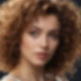 Close-up of soft, defined curls showcasing natural texture