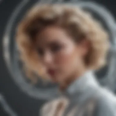 Spiral Elegance Elegant spiral design in fashion
