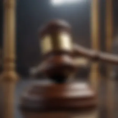 Judicial Gavel Symbol