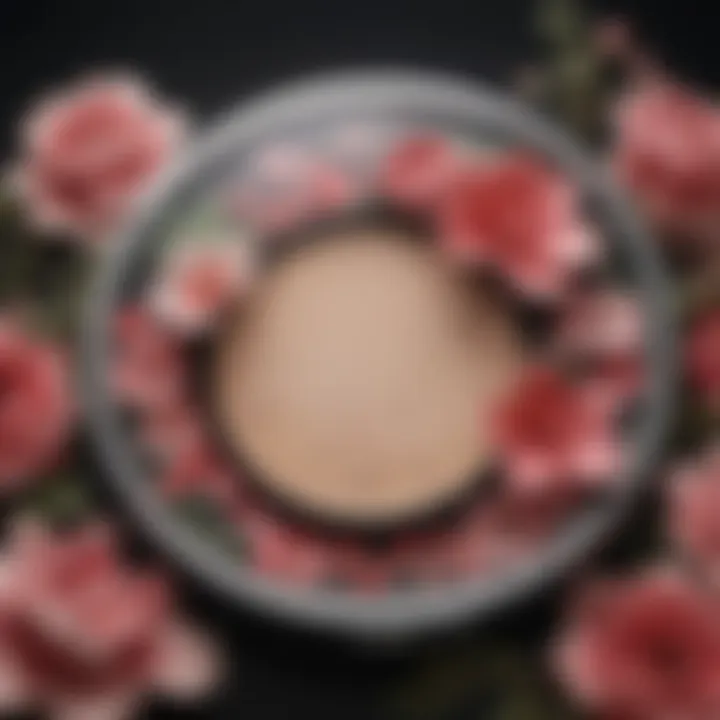 K-Beauty Foundation Cushion with Floral Design