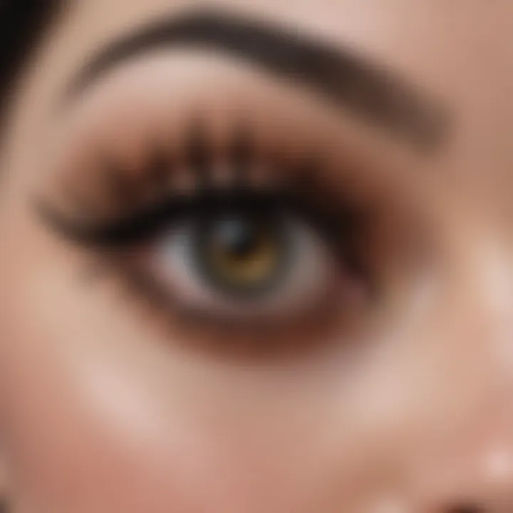 Close-up of Kat Von D mascara wand showcasing its unique design