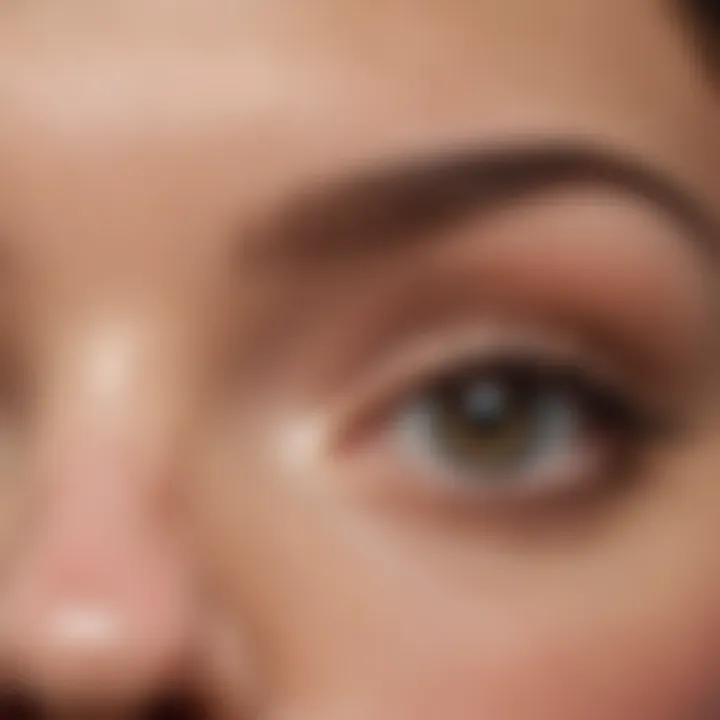 Applying lash extensions with precision for small eye shapes