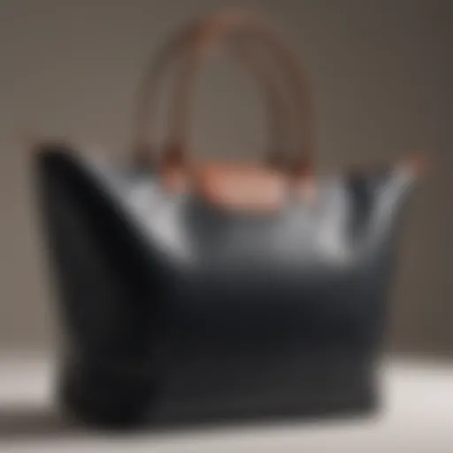 Elegant design of the Le Pliage Medium Shoulder Tote showcasing its modern silhouette