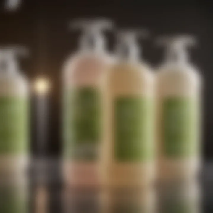 Eco-friendly packaging of premium body wash