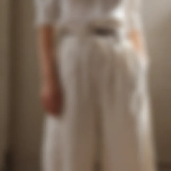 Flowy Linen Culottes with Belt Detail