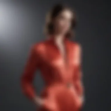Silk Sophistication Tailored jumpsuit in luxurious silk fabric