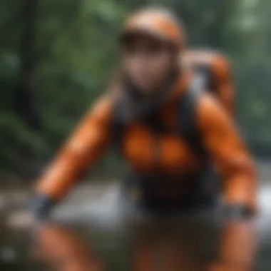 Active Lifestyle with Waterproof Gear Dynamic outdoor activities with waterproof gear