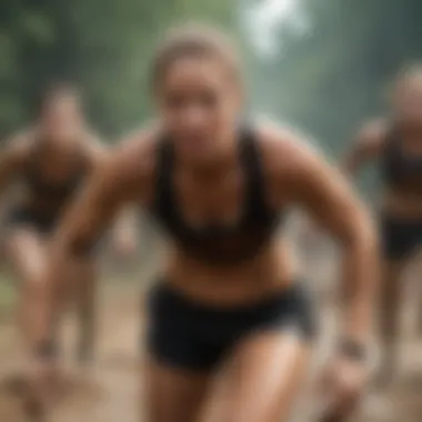 Intense Training Session Preparation Intense Mudder Run Training Session