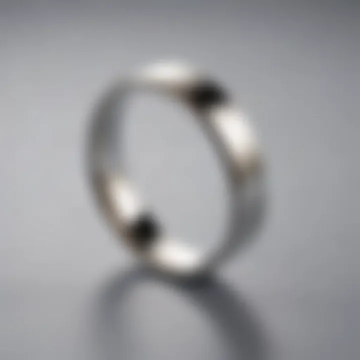 Minimalistic and sleek male wedding ring design