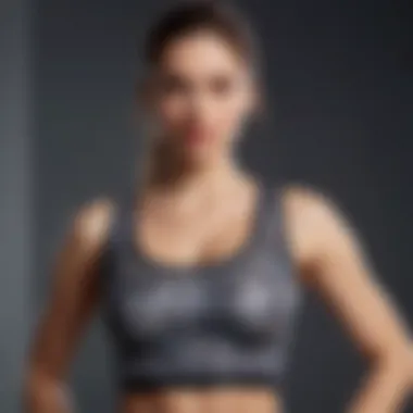 Geometric Glamour Modern wide strap tank top with built-in bra in bold geometric print