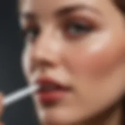 Elegant depiction of Nads nose wax product highlighting its unique formulation.