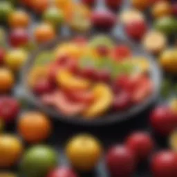 A plate of colorful fertility-boosting fruits