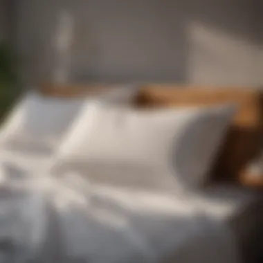 Sustainable Bamboo Comfort Organic bamboo pillowcase displayed in a modern bedroom