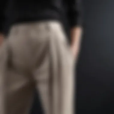 Sophisticated Pleats: Elevating Your Style Elegant Pleated Trousers in Neutral Tone