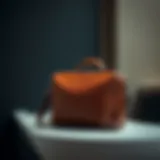 A sophisticated work bag made from premium leather, showcasing its elegance and durability.