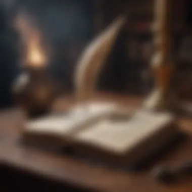 The Enchanted Quill of Recognition Magical Quill and Book