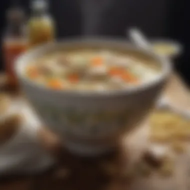 Comforting Remedy: Bowl of Chicken Noodle Soup Bowl of Chicken Noodle Soup