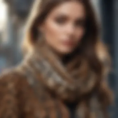 Wild Fashion Statement Chic Roberto Cavalli Animal Print Scarf