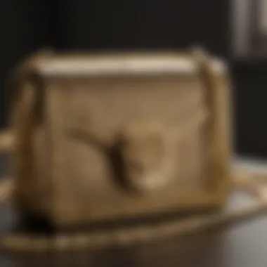 Glamorous Gold Accessories Luxurious Roberto Cavalli Gold Chain Handbag