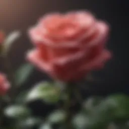 Botanical-inspired rose vibrator design