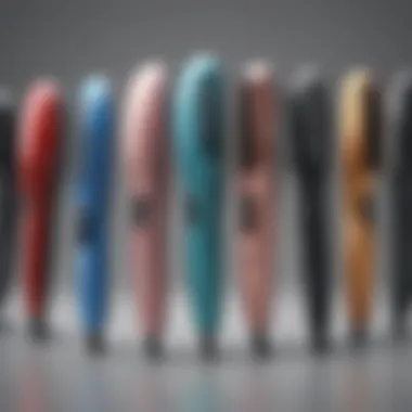 Variety of Hair Straighteners Variety of hair straighteners showcasing different styles and features