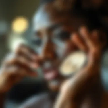 Applying Pressed Powder on Dark Complexion Application technique for pressed powder on dark complexion