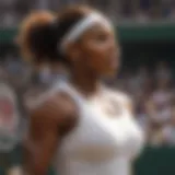 Legendary Tennis Champion Serena Williams in Action