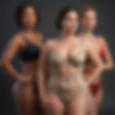 Diverse body types showcasing confidence in shapewear