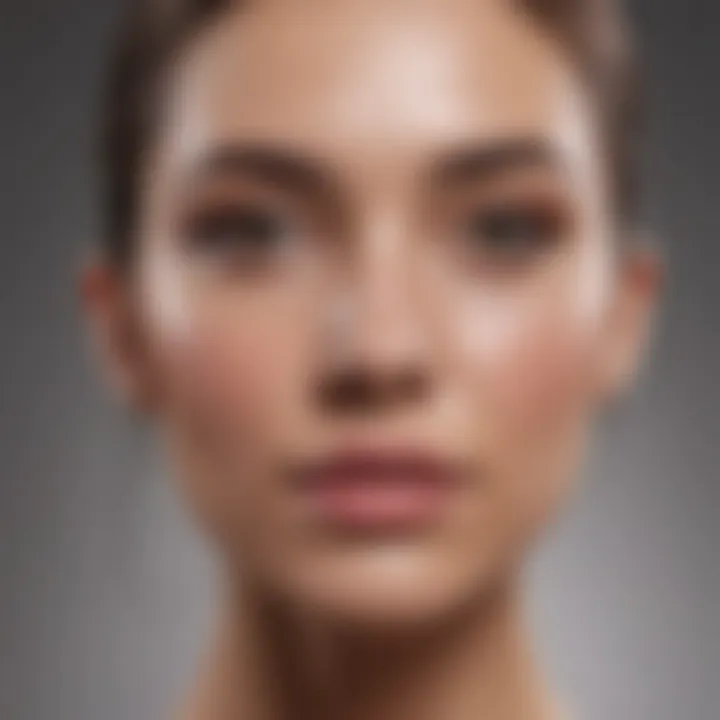 Diverse skincare routine products