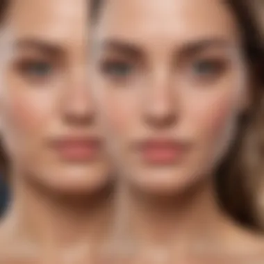 Illustration of different skin types for hair removal considerations