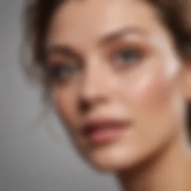 Close-up of high-quality skincare products for mature skin