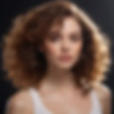 Influence of Environmental Factors on Hair Health A serene environment showcasing the impact of humidity on hair health.