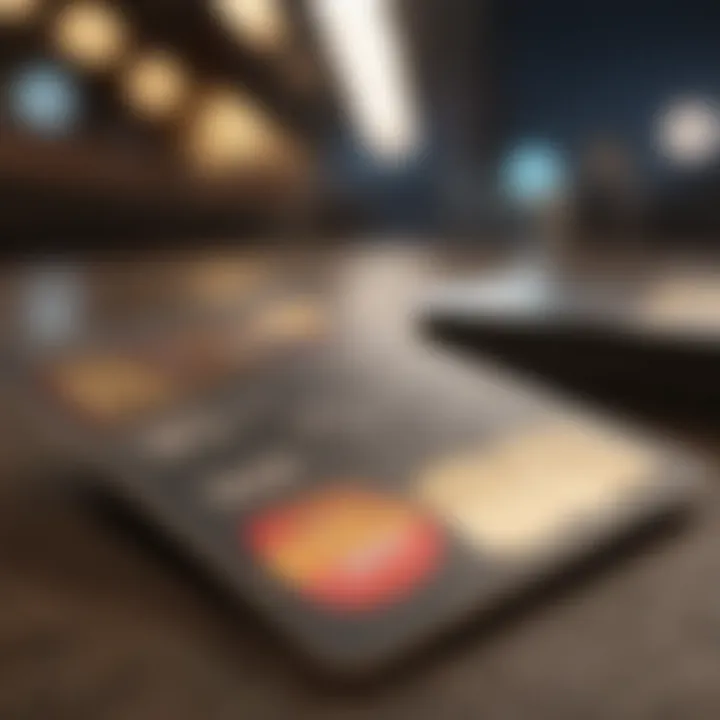 Conceptual image of credit card benefits