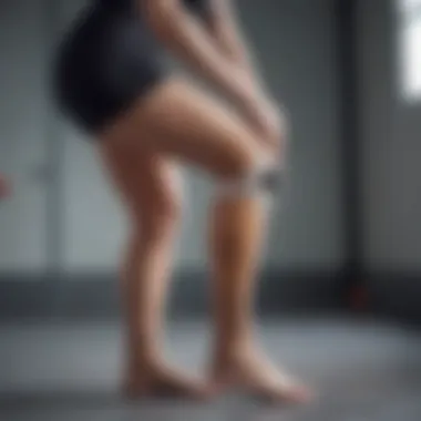 Therapeutic Knee Stability Drill Physical therapy exercise for knee joint stability