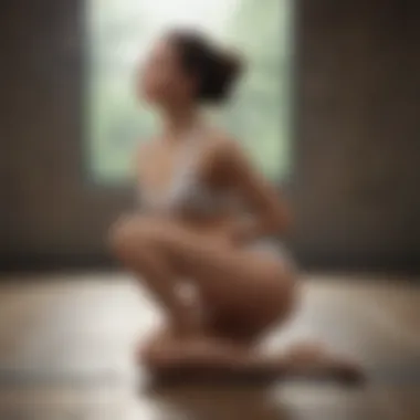 Zen Knee Flexibility Pose Yoga pose for knee flexibility improvement