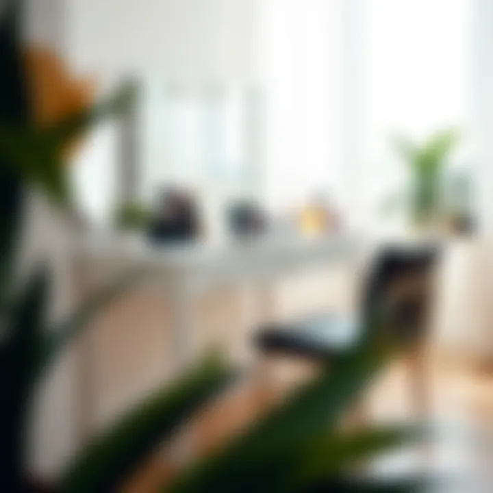 Stylish makeup desk in a bright, well-lit room highlighting functionality