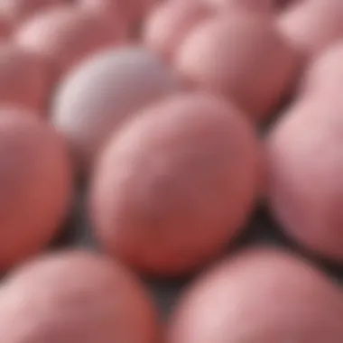 Close-up of fabric textures used in summer cancer hats