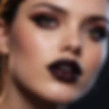 Sultry Black Magic Lipstick Look