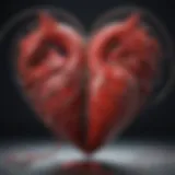 A close-up of a heart intertwined with strings, symbolizing emotional complexity.