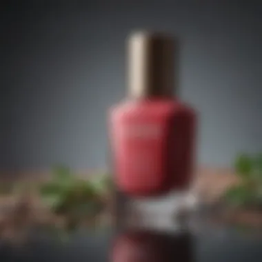 Eco-friendly packaging of vegan nail polish