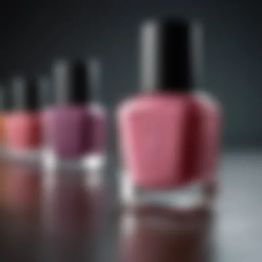 Vegan nail polish collection in vibrant hues