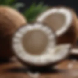 Nutritional profile of coconut in various forms
