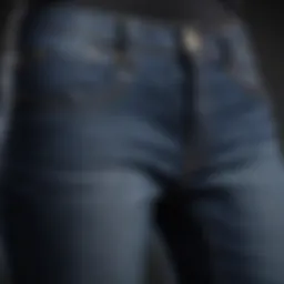 Elegant denim jeans with a modern twist