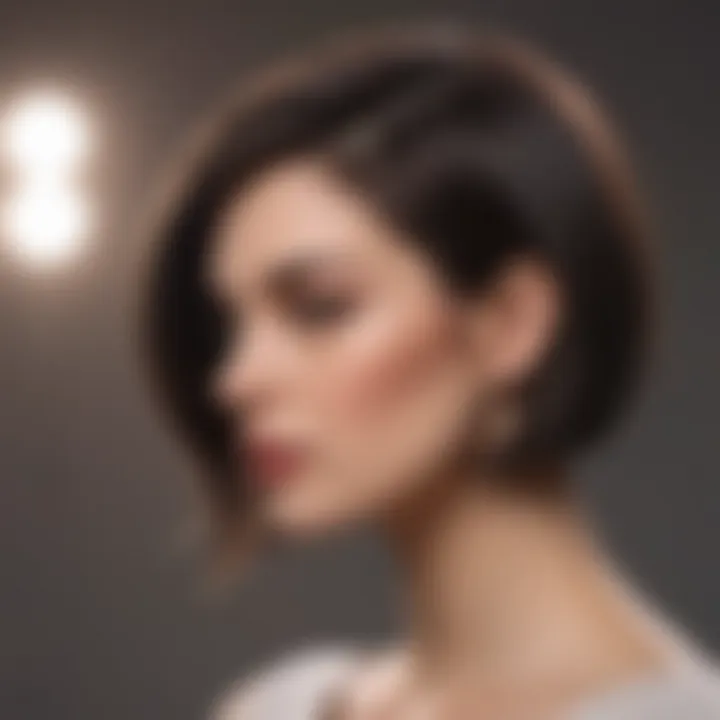 Timeless Beauty: A classic haircut embodying timeless beauty and charm