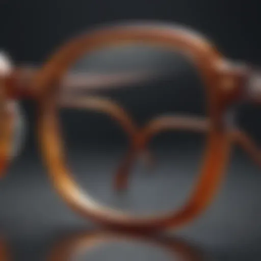 Elegant amber frames