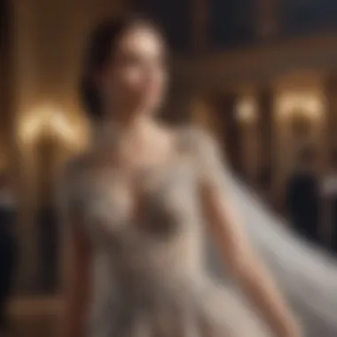 Opulent Touch: Elie Saab Gown Fine Details Elie Saab Wedding Dress Rental Luxury Details